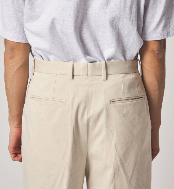 STEVEN ALAN「＜Steven Alan＞ グレース ツイル アウト ワンプリーツ ショート パンツ」|スラックス|