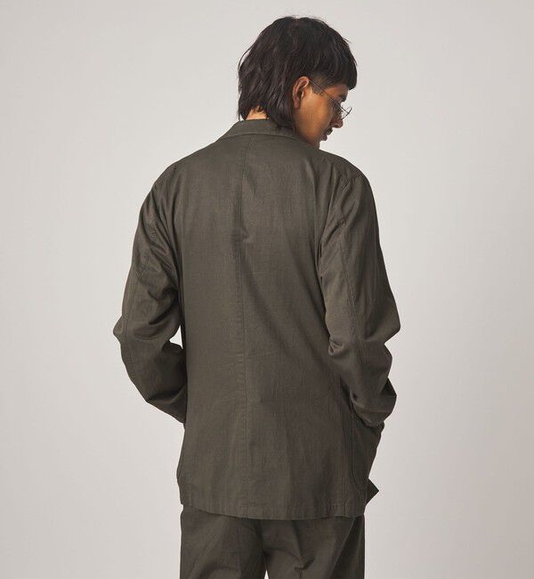 STEVEN ALAN「＜Steven Alan＞ コットン/リネン ツイル ダブルブレステッド 6B ジャケット」|テーラードジャケット|