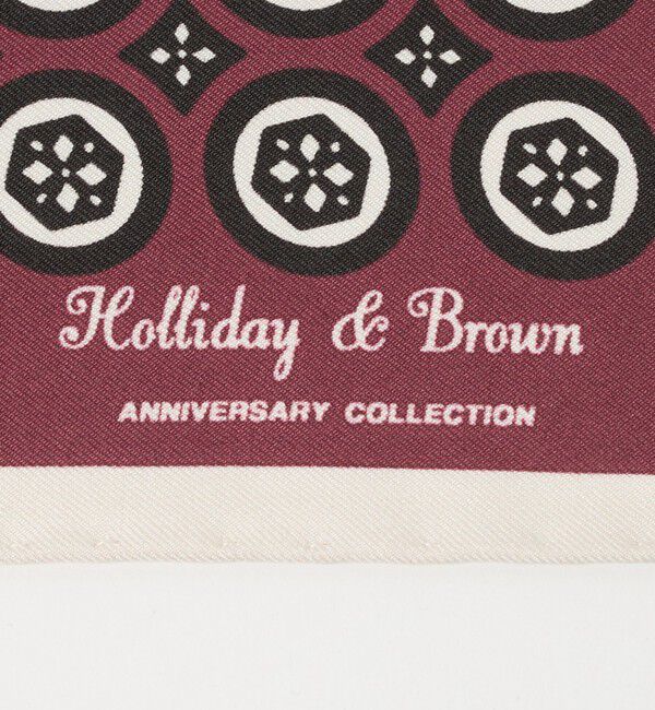 UNITED ARROWS「＜Holliday＆Brown＞ コモン プリント ポケットチーフ」|ハンカチ|