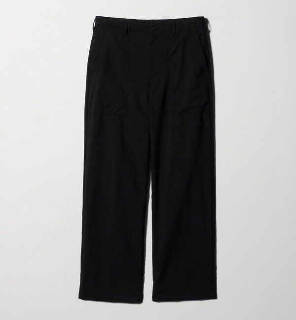 UNITED ARROWS「＜District＞ウォッシュド トロピカルウール ベイカー スラックス」|スラックス|
