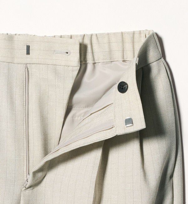 UNITED ARROWS「Spiree ストライプ ワイドパンツ ‐ウォッシャブル‐」|スラックス|