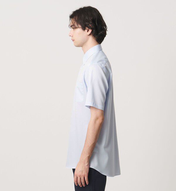 UNITED ARROWS「イージーケア AG パナマ ショートスリーブ ボタンダウンカラーシャツ 抗菌防臭 通気性」|シャツ・ブラウス|