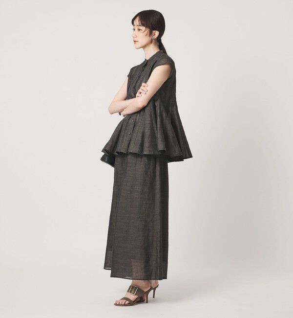 UNITED ARROWS「フレンチスリーブ ブラウス ‐ウォッシャブル‐」|シャツ・ブラウス|