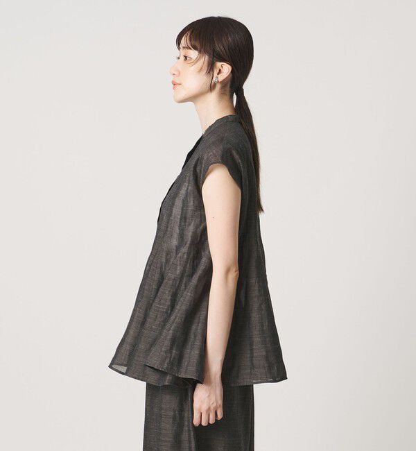 UNITED ARROWS「フレンチスリーブ ブラウス ‐ウォッシャブル‐」|シャツ・ブラウス|