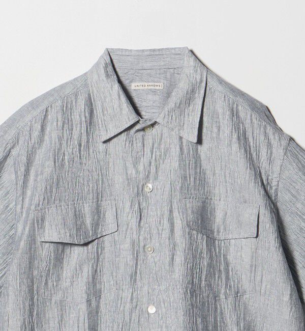UNITED ARROWS「リンクル リラックス ショートスリーブシャツ」|シャツ・ブラウス|