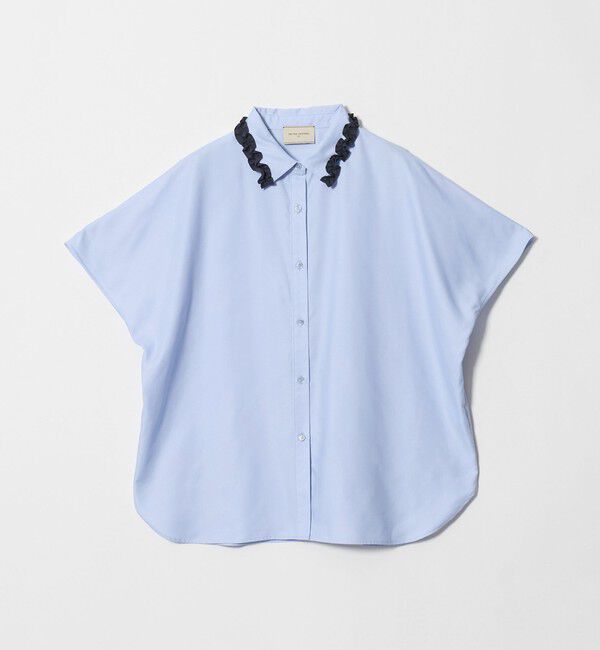 UNITED ARROWS「ミニフリル シャツ」|シャツ・ブラウス|