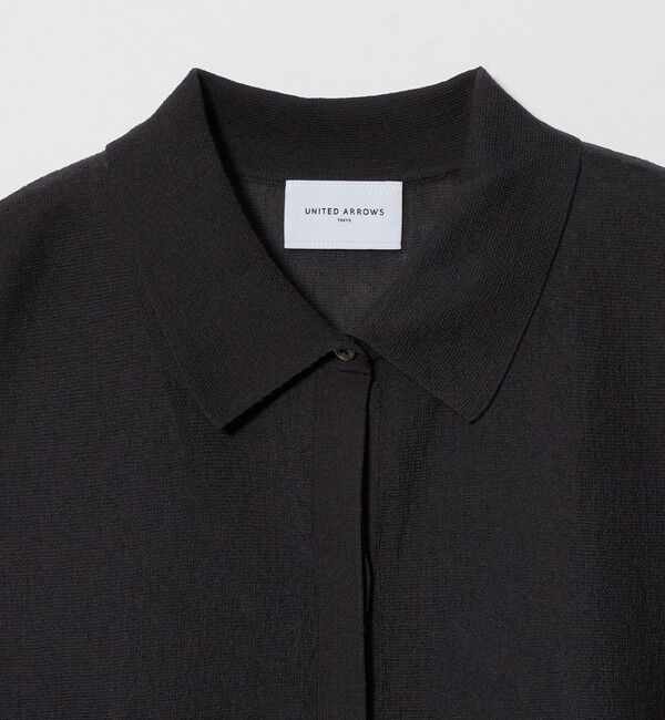 UNITED ARROWS「ペプラム フレア ノースリーブ ニット ‐ウォッシャブル‐」|ニット・セーター|