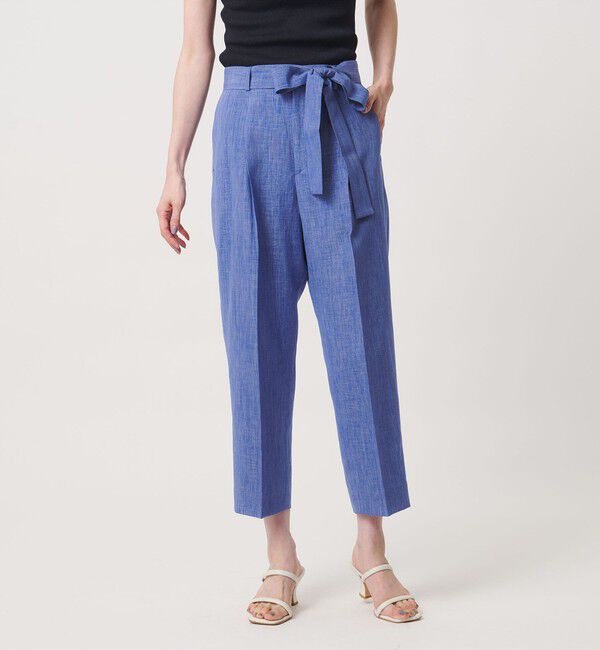 UNITED ARROWS「ハケメ ライク テーパードパンツ ‐ウォッシャブル‐」|スラックス|ROYAL