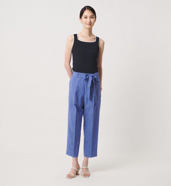 UNITED ARROWS「ハケメ ライク テーパードパンツ ‐ウォッシャブル‐」|スラックス|