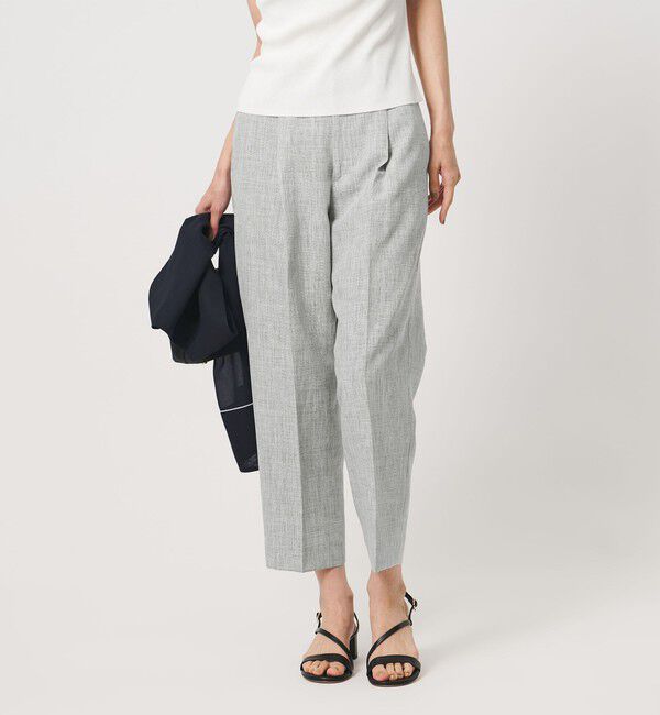 UNITED ARROWS「ハケメ ライク テーパードパンツ ‐ウォッシャブル‐」|スラックス|