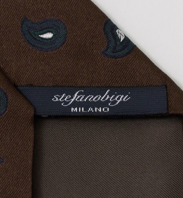UNITED ARROWS「＜STEFANO BIGI＞ペイズリー サテン ネクタイ」|ネクタイ・蝶ネクタイ|