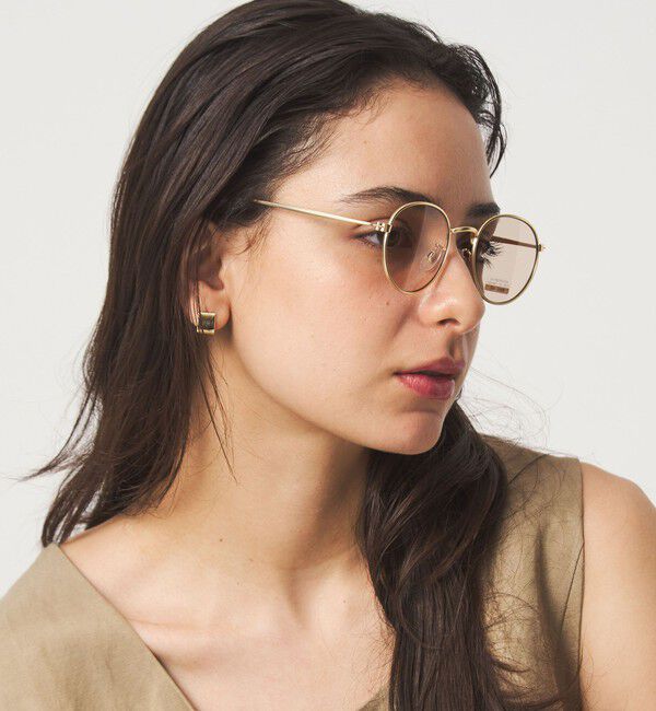 UNITED ARROWS green label relaxing「メタルフレーム カラーレンズ メガネ」|メガネ|MD.BROWN