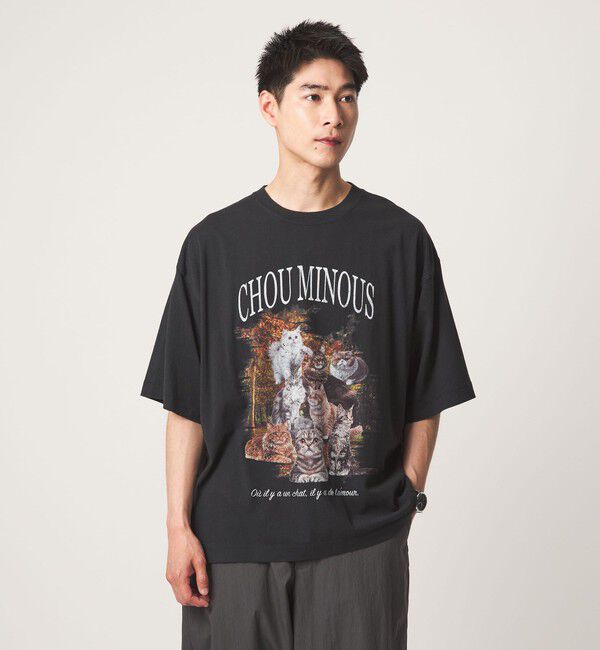 UNITED ARROWS green label relaxing「【WEB限定】＜GLR or＞キャット プリント 半袖 Tシャツ」|Tシャツ・カットソー|