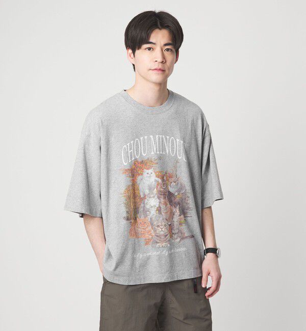 UNITED ARROWS green label relaxing「【WEB限定】＜GLR or＞キャット プリント 半袖 Tシャツ」|Tシャツ・カットソー|