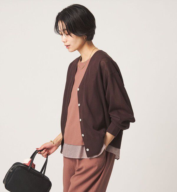UNITED ARROWS green label relaxing「ダブルフレアオールインワン マシンウォッシャブル 通気性 ストレッチ」|オールインワン|