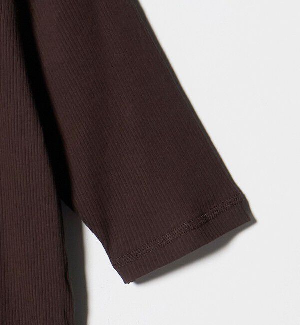 UNITED ARROWS green label relaxing「【WEB限定】＜at ease＞シアーテレコ ヘンリーネック ショートスリーブ カットソー」|Tシャツ・カットソー|