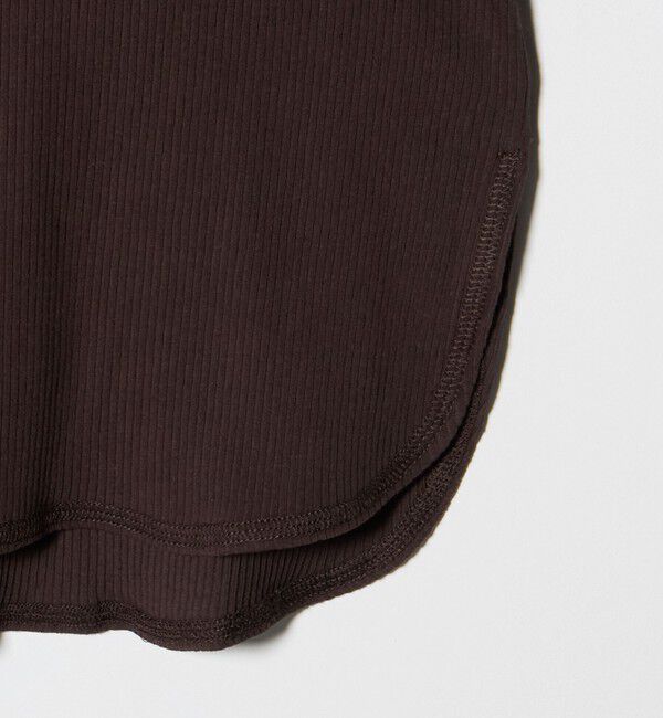 UNITED ARROWS green label relaxing「【WEB限定】＜at ease＞シアーテレコ ヘンリーネック ショートスリーブ カットソー」|Tシャツ・カットソー|