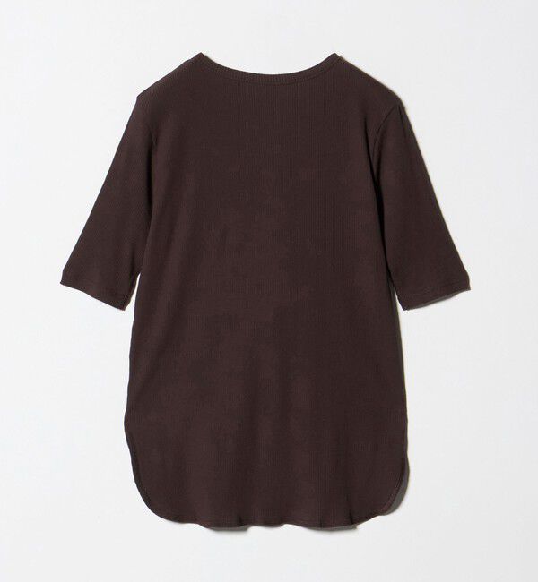UNITED ARROWS green label relaxing「【WEB限定】＜at ease＞シアーテレコ ヘンリーネック ショートスリーブ カットソー」|Tシャツ・カットソー|