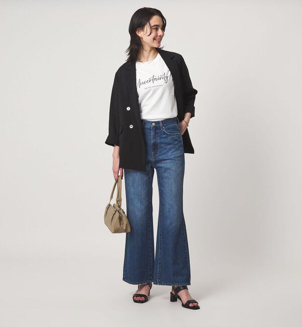 UNITED ARROWS green label relaxing「セミフレア デニム パンツ」|デニム|