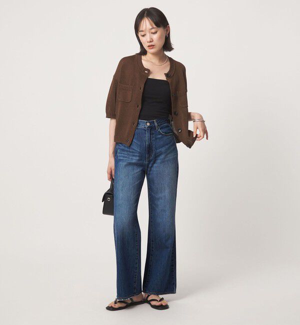 UNITED ARROWS green label relaxing「セミフレア デニム パンツ」|デニム|