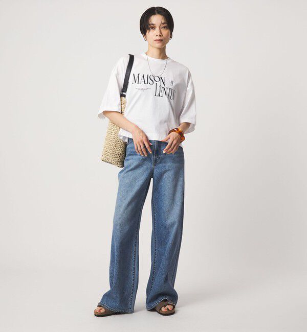 UNITED ARROWS green label relaxing「バック タック ロゴ Tシャツ」|Tシャツ・カットソー|