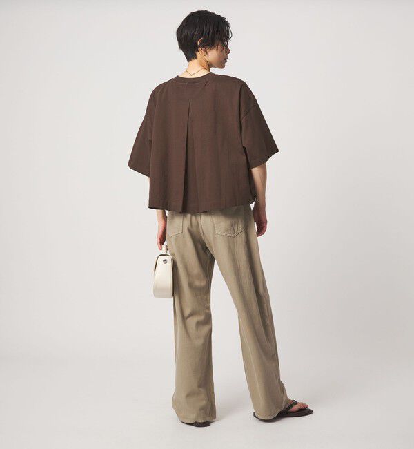 UNITED ARROWS green label relaxing「バック タック ロゴ Tシャツ」|Tシャツ・カットソー|