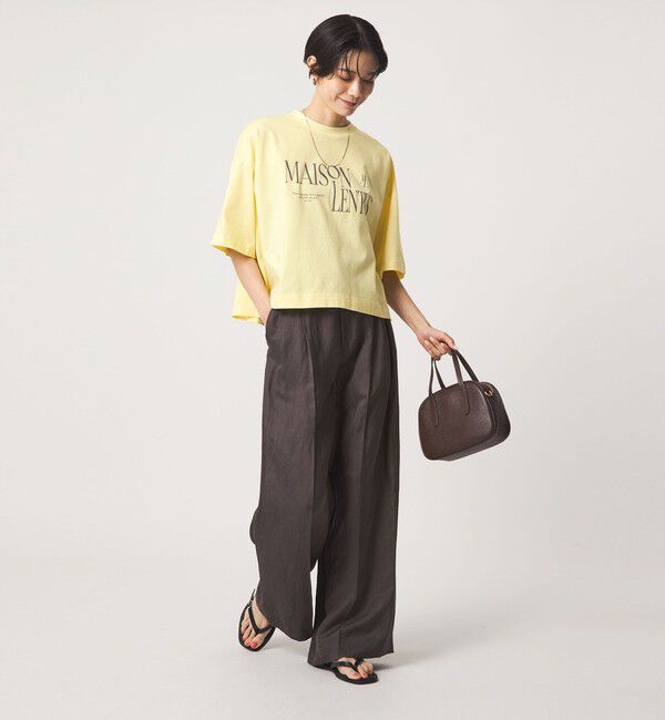 UNITED ARROWS green label relaxing「バック タック ロゴ Tシャツ」|Tシャツ・カットソー|