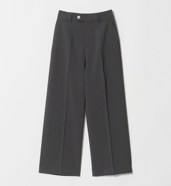 UNITED ARROWS green label relaxing「リネンライク ストレート パンツ 2 マシンウォッシャブル 接触冷感」|スラックス|