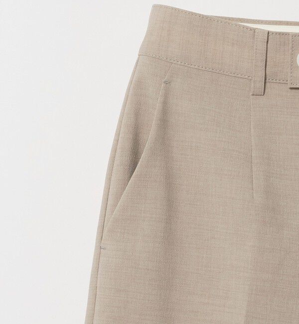 UNITED ARROWS green label relaxing「リネンライク ストレート パンツ 2 マシンウォッシャブル 接触冷感」|スラックス|