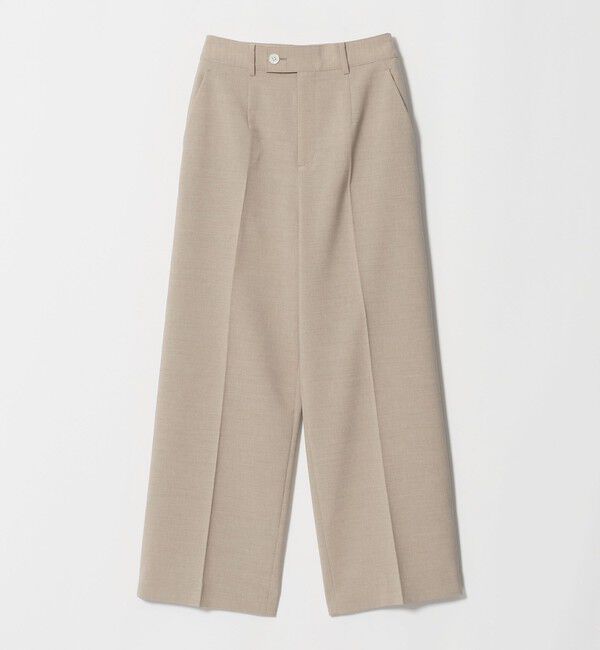 UNITED ARROWS green label relaxing「リネンライク ストレート パンツ 2 マシンウォッシャブル 接触冷感」|スラックス|