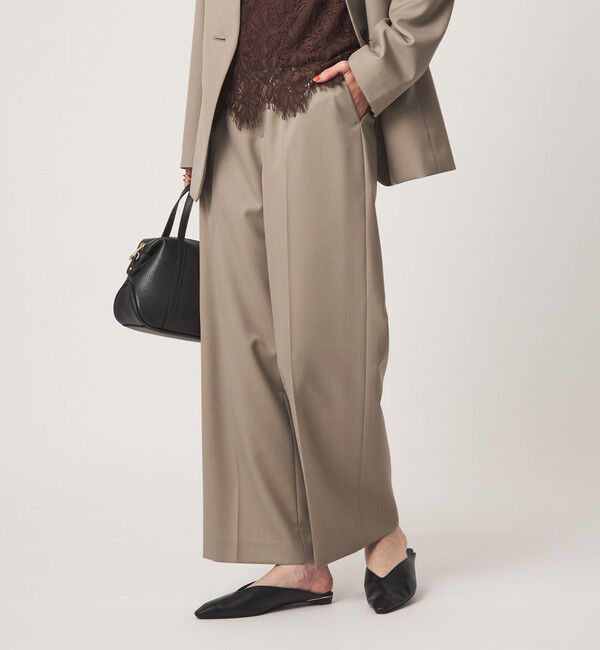 UNITED ARROWS green label relaxing「［size SHORT/TALLあり］Greed グリード ストレート パンツ ウォッシャブル」|スラックス|