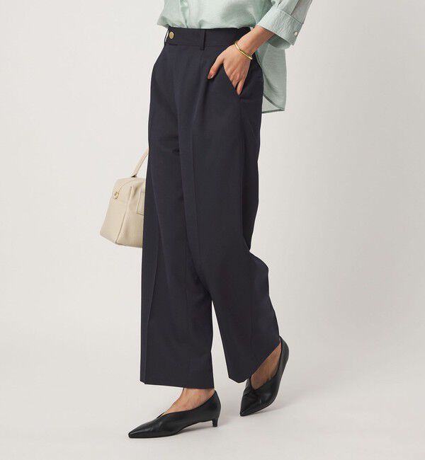 UNITED ARROWS green label relaxing「［size SHORT/TALLあり］Greed グリード ストレート パンツ ウォッシャブル」|スラックス|