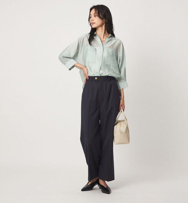 UNITED ARROWS green label relaxing「［size SHORT/TALLあり］Greed グリード ストレート パンツ ウォッシャブル」|スラックス|