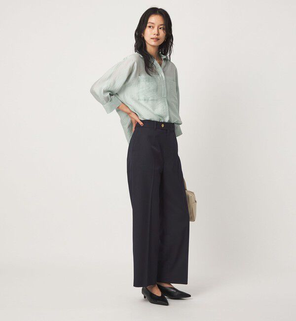 UNITED ARROWS green label relaxing「［size SHORT/TALLあり］Greed グリード ストレート パンツ ウォッシャブル」|スラックス|