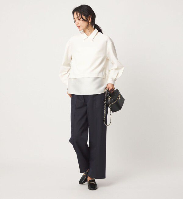 UNITED ARROWS green label relaxing「［size SHORT/TALLあり］Greed グリード ストレート パンツ ウォッシャブル」|スラックス|