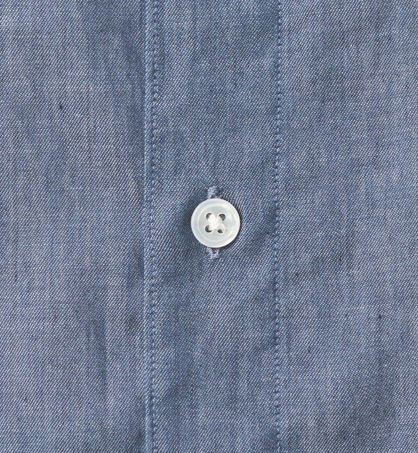 STEVEN ALAN「＜Steven Alan＞ シアーデニム レギュラーカラー シャツ LOOSE」|シャツ・ブラウス|