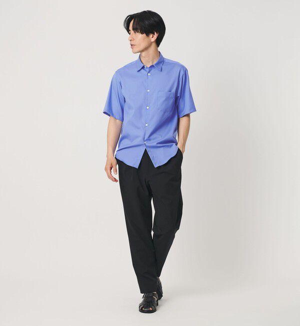 BEAUTY&YOUTH UNITED ARROWS「クリア オックスフォード デオドラント レギュラー 半袖シャツ SLIM型 抗菌防臭」|シャツ・ブラウス|