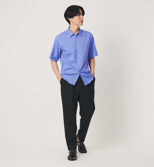 BEAUTY&YOUTH UNITED ARROWS「クリア オックスフォード デオドラント レギュラー 半袖シャツ SLIM型 抗菌防臭」|シャツ・ブラウス|