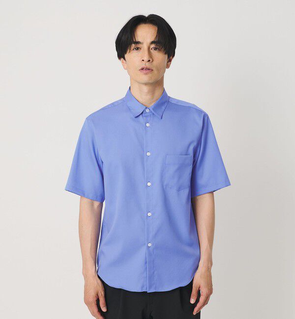 BEAUTY&YOUTH UNITED ARROWS「クリア オックスフォード デオドラント レギュラー 半袖シャツ SLIM型 抗菌防臭」|シャツ・ブラウス|