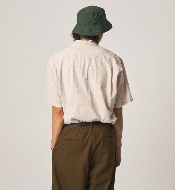 STEVEN ALAN「＜Steven Alan＞ シボチェック レギュラーカラー ショートスリーブ シャツ BOX」|シャツ・ブラウス|