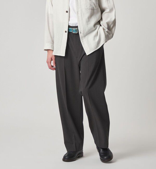 STEVEN ALAN「＜Steven Alan＞ TW サッカー イン ツープリーツ ドレス トラウザーズ」|スラックス|