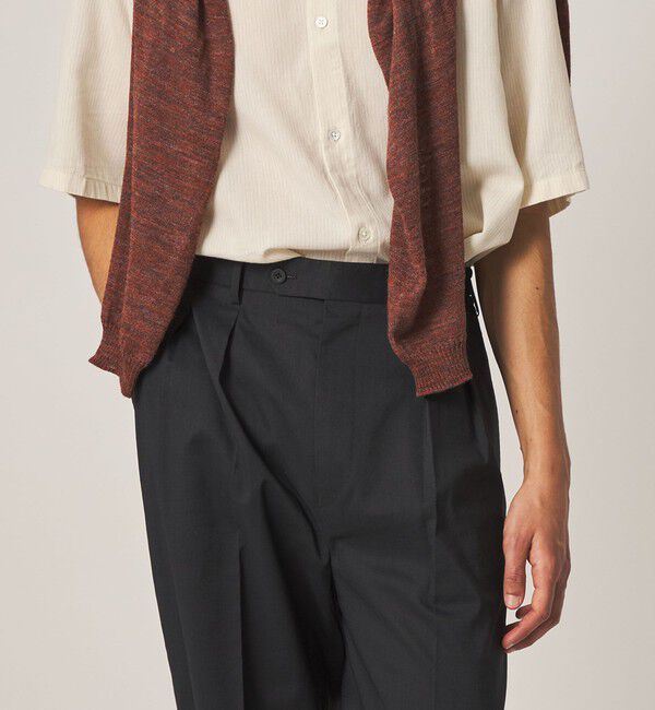 STEVEN ALAN「＜Steven Alan＞ P/RA トロピカル イン ツープリーツ ドレス トラウザーズ ハーフイージー」|スラックス|