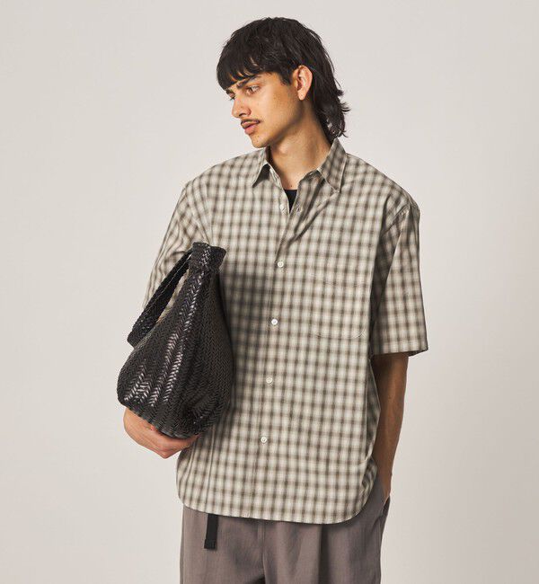 STEVEN ALAN「＜Steven Alan＞ オンブレー チェック レギュラーカラー シャツ」|シャツ・ブラウス|