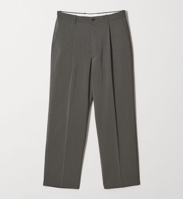 STEVEN ALAN「＜Steven Alan＞ RENURMY アウト ワンプリーツ スラックス」|スラックス|DK.GRAY