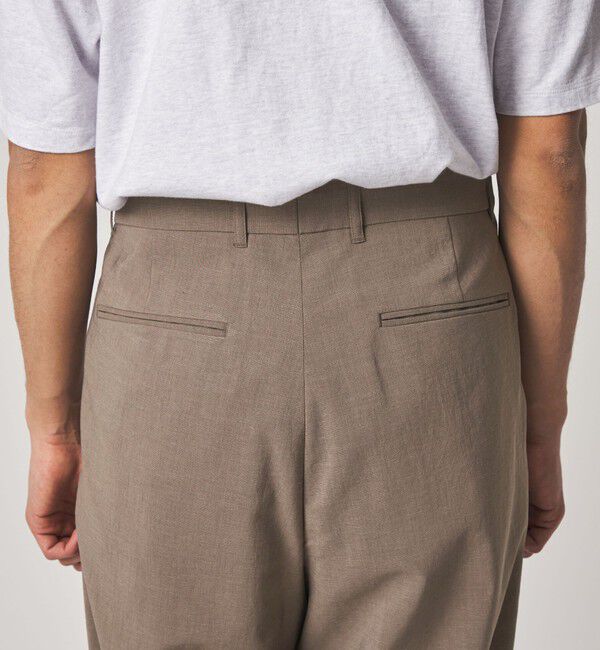 STEVEN ALAN「＜Steven Alan＞ RENURMY アウト ワンプリーツ スラックス」|スラックス|