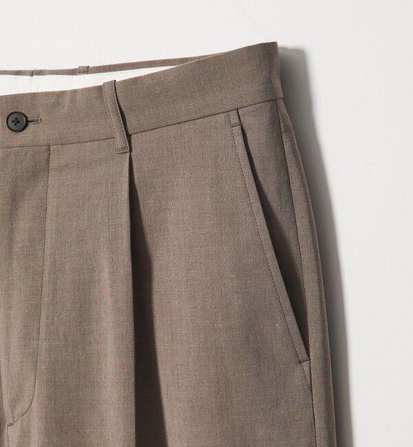 STEVEN ALAN「＜Steven Alan＞ RENURMY アウト ワンプリーツ スラックス」|スラックス|