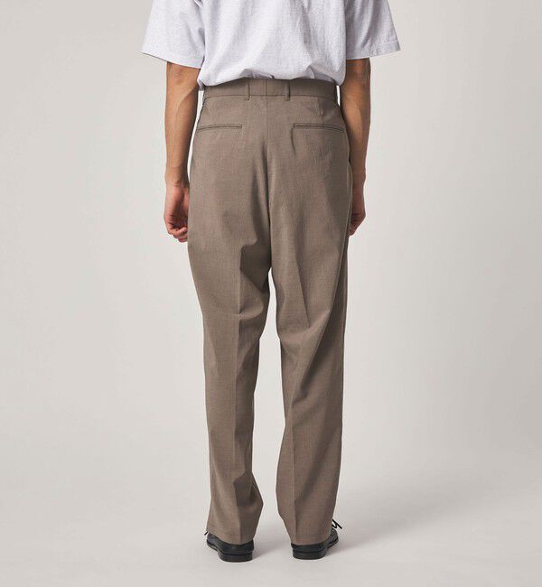 STEVEN ALAN「＜Steven Alan＞ RENURMY アウト ワンプリーツ スラックス」|スラックス|