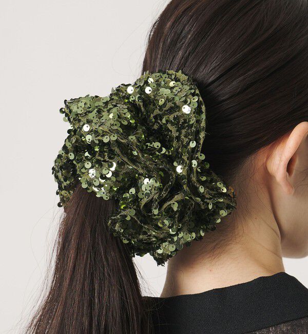 BEAUTY&YOUTH UNITED ARROWS「＜GOOD SQUISH＞BABY WILDER シュシュ」|ヘアゴム・シュシュ|OLIVE
