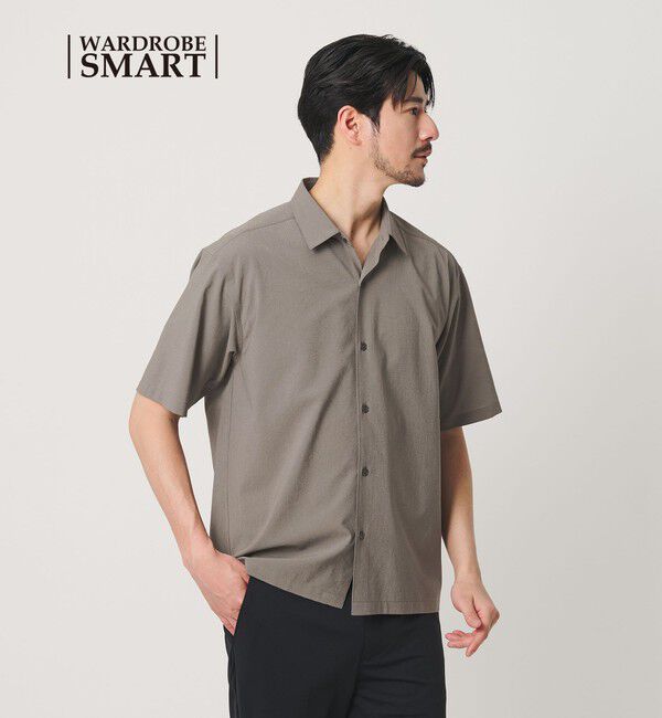 BEAUTY&YOUTH UNITED ARROWS「【WEB限定 WARDROBE SMART】サマーファンクション シャツ【吸水速乾】」|シャツ・ブラウス|OLIVE