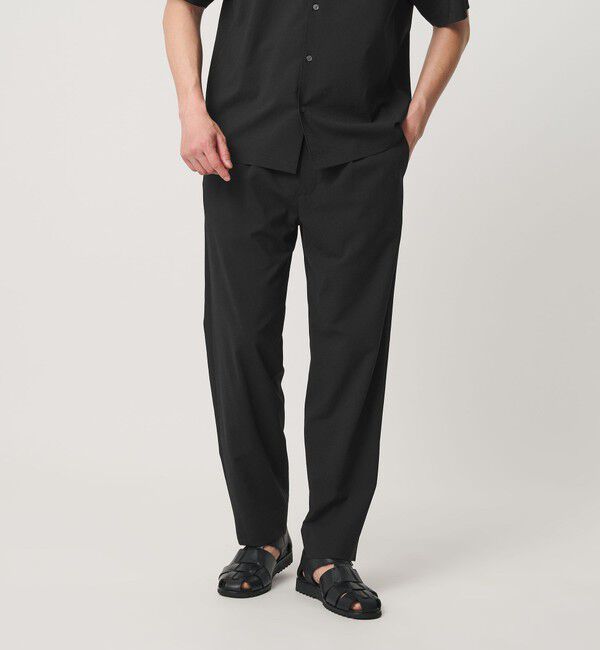BEAUTY&YOUTH UNITED ARROWS「【WEB限定 WARDROBE SMART】サマーファンクション 1P ワイド スラックス【吸水速乾】」|チノ|